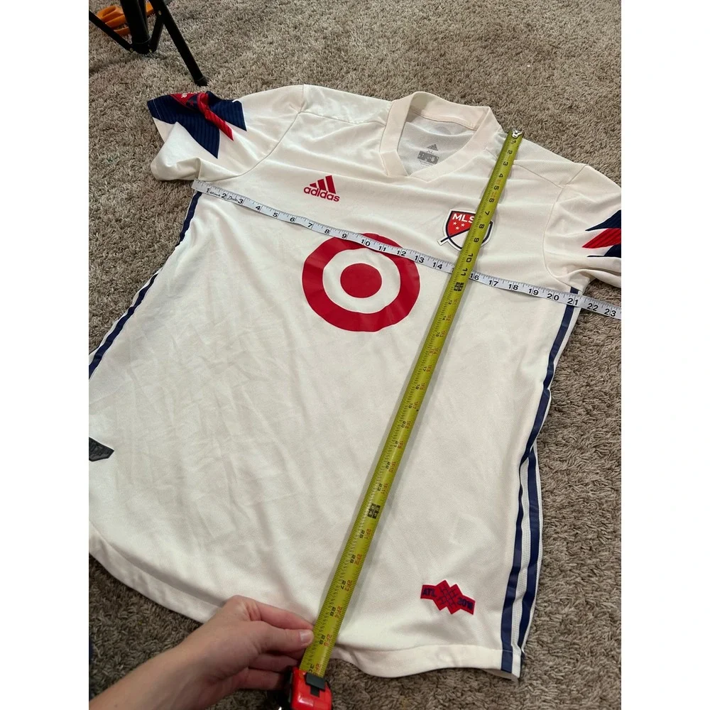 Adidas MLS All-Star 2018 Soccer Jersey Target Sponsor Mens XL White Climacool - Picture 4 of 7